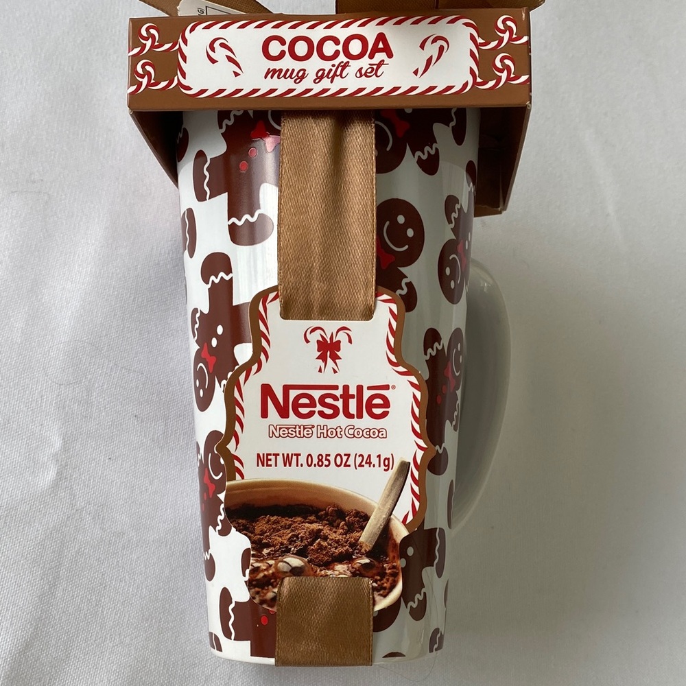 SCM Stoneware Nestle Gingerbread Mug Gift Set 2025 NIB